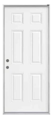 3'0" BASIC 6-PANEL UNIT 2X4 RH DOOR