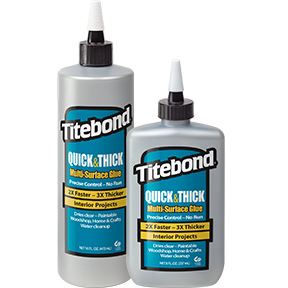 TITEBOND WOOD MOULDING GLUE QUICK & THICK 8oz FK2403