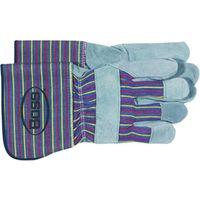 GLOVE LEATHER PALM UNLINED LRG