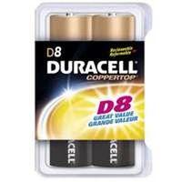 BATTERY ALKALINE CU TOP CD-8D