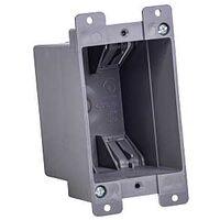 BOX PVC SNGL GANG GRAY 14CU IN