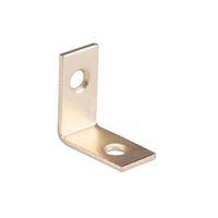 BRACE CNR STL 1X1/2IN BRT BRS