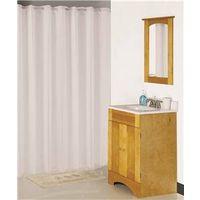 SHWR CURTN HOOKLSS 70X72 WHITE