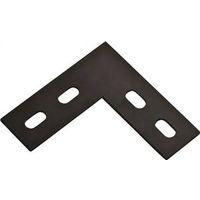 BRACE CORNER  6.5X1.5X1/8 BLK