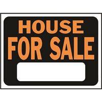 SIGN HOUSE FOR SALE 9X12 PLSTC