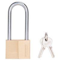 PADLOCK BRASS 2-7/8IN VRTCL KD