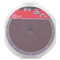 7IN FIBER DISC 50GRIT 3PK