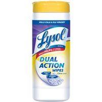 75CT LYSOL DUALACT WIPE
