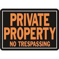 SIGN PRIVATE PROPERTY 10X14IN