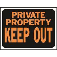SIGN PRIVATE PROPERTY PLASTIC