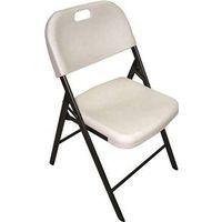 CHAIR FLDNG MOLDED WHT HOM BAS