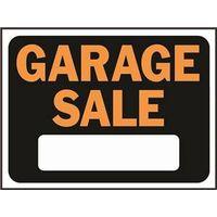 SIGN GARAGE SALE 9X12IN PLAST