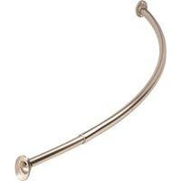 SHOWER ROD CURVED BN 52-72IN