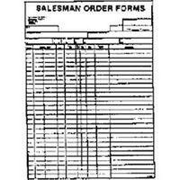 FORM ORDER SALESMAN
