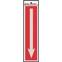 SIGN ARROW PRINCESS 2X8IN ALUM