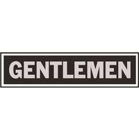 SIGN GENTLEMEN 2X8IN PRINCESS