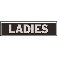 SIGN LADIES PRINCES 2X8IN ALUM