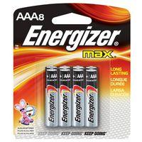 BATTERY ALKALINE MAX 8PK/AAA
