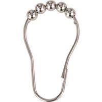 HOOK CURTAIN RLR BALL CHROME