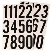 NUMBER/LETTER 3IN VNYL BLK