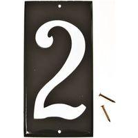 NUMBER HOUSE 2 ALUM 3.5IN REFL