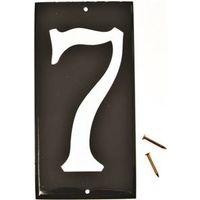 NUMBER HOUSE 7 ALUM 3.5IN REFL