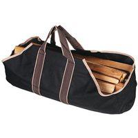 BAG LOG CARRIER 36.5X18IN BLK
