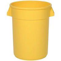 32GAL REFUSE RND CAN YELLOW