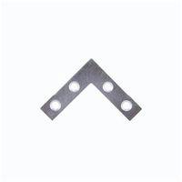 BRACE CNR FLT STL 1-1/2X3/8 ZN