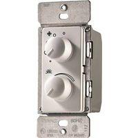 CONTROL FAN/LT ROTARY 4SPD WHT