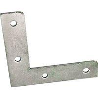 BRACE CNR FLT STL 2-1/2X1/2 ZN