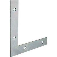BRACE CNR FLT STL 5INX7/8IN ZN