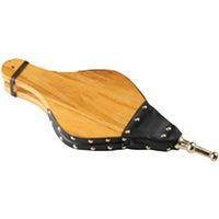 BELLOW WOOD 15X6IN OAK/BRASS