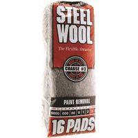 PAD STEEL WOOL 3 COARSE