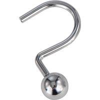 HOOK CURTAIN BALL CHROME