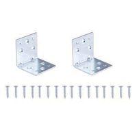 BRACE CNR DBL WD 1-1/2 ZN PLTD