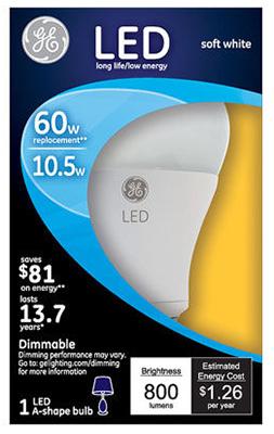 GE 10.5W A19 LED Bulb