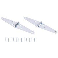 HINGE STRAP STEEL LD 3IN ZINC