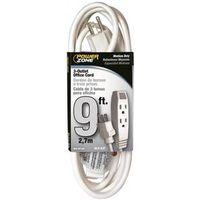 CORD EXT WHITE 3OUT 9FT OFFICE