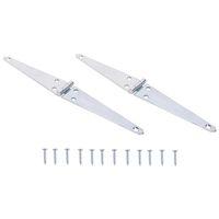 HINGE STRAP STEEL LD 6IN ZINC
