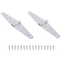 HINGE STRAP STEEL LD 3IN GALV