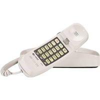 TELEPHONE CORDED MEMORY LT WHT