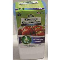 CONTNR STOR-KEEPR 3 PK 1 QT