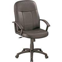 CHAIR OFFICE W/PP ARM BLACK