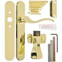 DOOR LATCH SERENADE POL BRASS