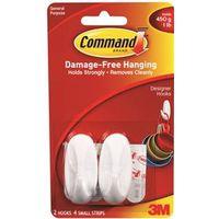 HOOK DESIGNER ADH SMALL WHT
