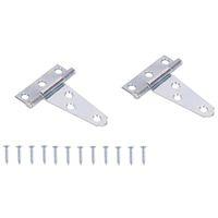T-HINGE LD STEEL 2IN ZINC PLTD