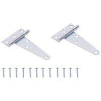 T-HINGE LD STEEL 3IN ZINC PLTD