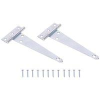 T-HINGE LD STEEL 6IN ZINC PLTD