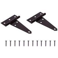 T-HINGE STL FIXPIN HD 4IN BLK